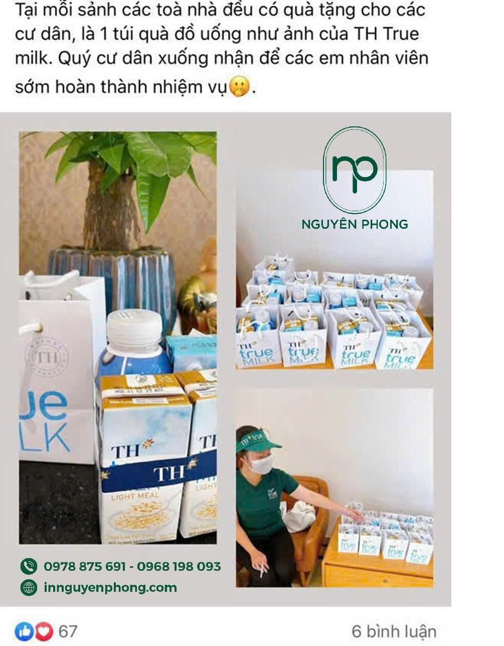 Hình ảnh thực tế túi đựng quà